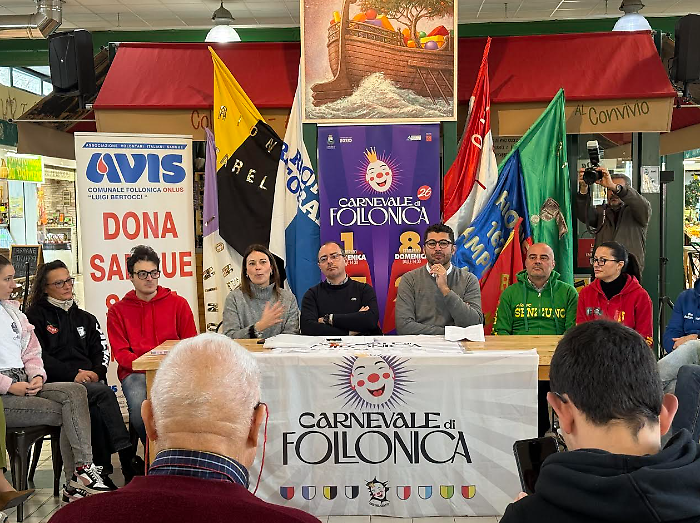 La presentazione degli eventi del Carnevale di Follonica 2026 al Meq