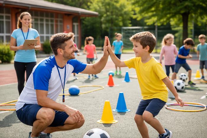 Coni GiocoSport Attivit&agrave; sportiva di educatori con i bambini
