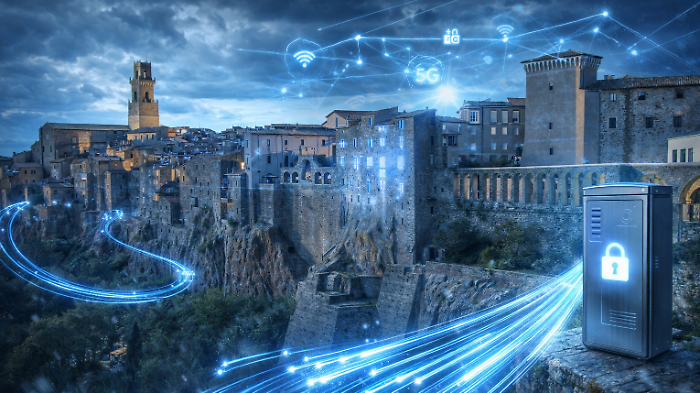 Etruschi e fibra ottica, &egrave; matrimonio: il borgo del tufo verso l'internet del futuro