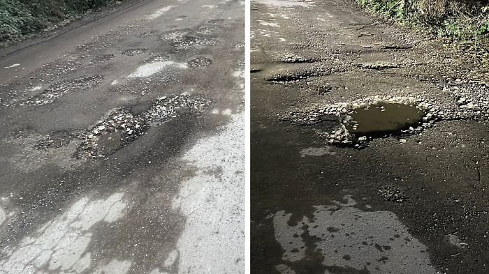 &ldquo;Questa strada &egrave; un groviera, &egrave; rimasto po&rsquo; di asfalto tra le buche&rdquo;: la strada delle Piagge del Maiano &egrave; al collasso