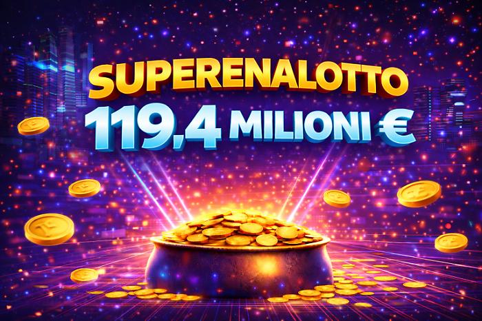 Superenalotto, quando arriver&agrave; il 6? Parola alla statistica. E il jackpot ora sfiora i 120 milioni