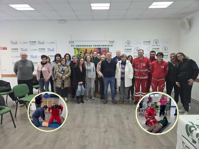 Mani sul torace e coraggio: cos&igrave; Uisp e Croce Rossa insegnano a Grosseto come si salva una vita