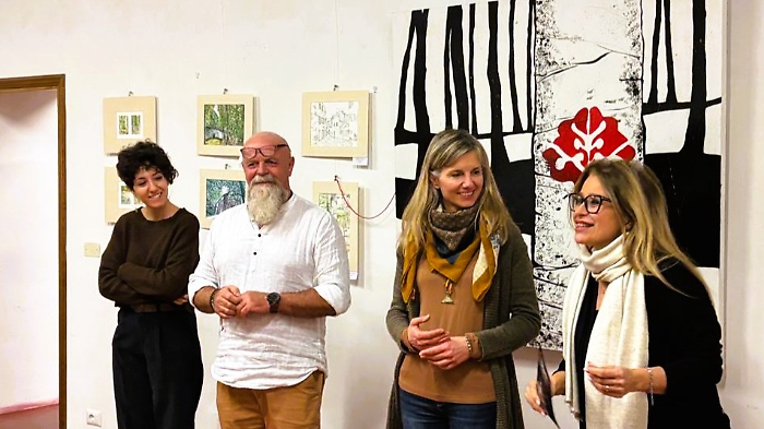 Sguardi sull&rsquo;Amiata sconfina a Siena: paesaggi e borghi raccontati ad acquerello