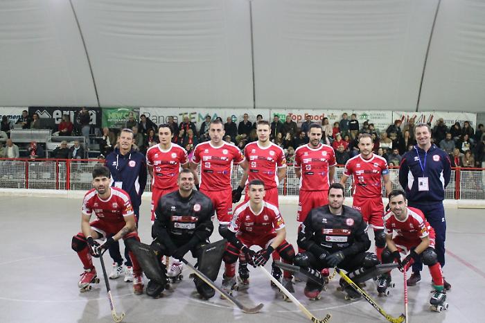 Il Circolo Pattinatori Grosseto strappa un pareggio a Novara