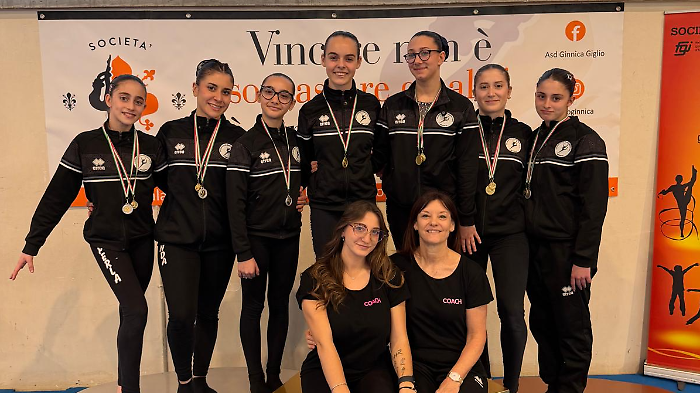 Pioggia di medaglie per la Polisportiva Barbanella Uno a Montevarchi: poker d'oro e tre argenti