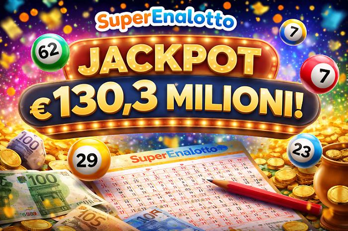 Superenalotto, la folle corse del jackpot dei record: ora &egrave; il settimo pi&ugrave; alto di tutti i tempi