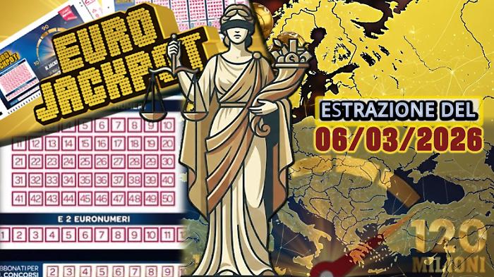 Eurojackpot, estrazioni e numeri vincenti di oggi venerd&igrave; 6 marzo