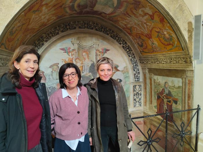 Capalbio riscopre il suo tesoro: restaurata la cappella rinascimentale con i dipinti del Pinturicchio