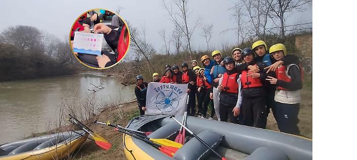Gommoni, provette e ragazzi: gli studenti diventano le sentinelle del fiume Ombrone