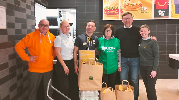 Il cuore di McDonald&rsquo;s a Grosseto: 50  pasti ogni settimana per i pi&ugrave; fragili