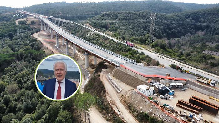 Raddoppio della statale Grosseto-Siena, Giani visita il cantiere del lotto 4 a Civitella Paganico: "Lavori conclusi a fine 2027"