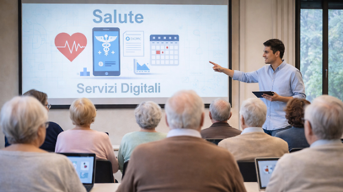 Sanit&agrave; a portata di clic: un incontro per insegnare il digitale agli anziani