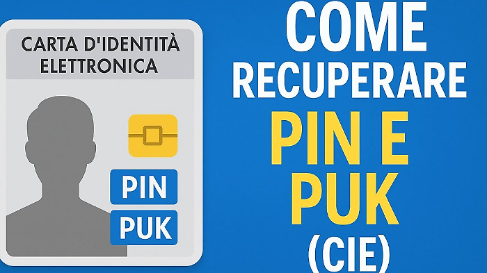 Boom di richieste per recuperare i codici Pin e Puk della Carta di identit&agrave; elettronica: ecco come fare