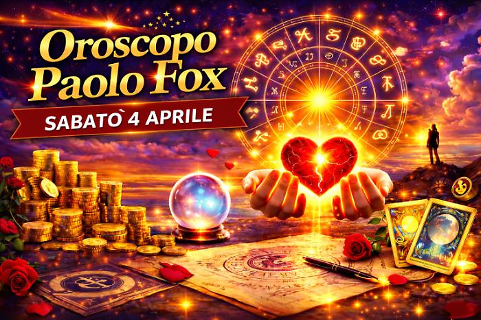 Oroscopo Paolo Fox per sabato 4 aprile 2026: relax, emozioni e nuovi equilibri nel weekend di Pasqua