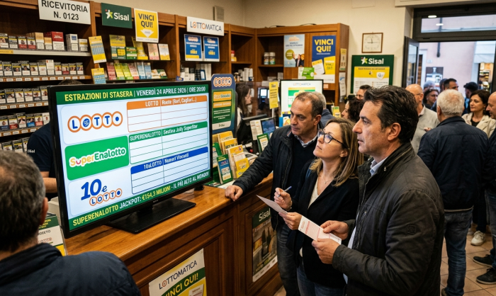 Lotto, Superenalotto e 10eLotto: estrazioni e numeri vincenti di oggi venerd&igrave; 24 aprile