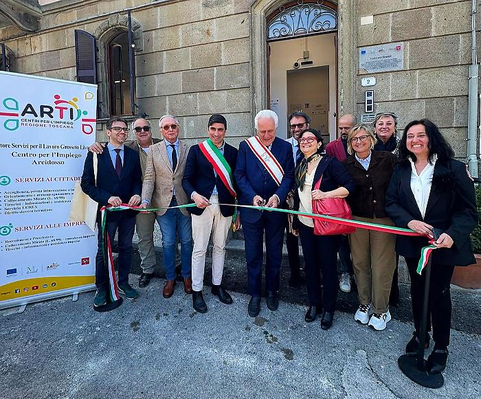 Lavoro, l'Amiata accelera: inaugurato il nuovo Centro per l'impiego di Arcidosso