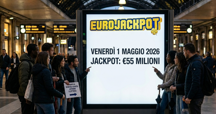 EuroJackpot, estrazioni e numeri vincenti di oggi venerd&igrave; 1 maggio