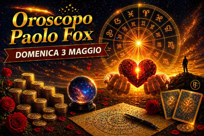 Oroscopo Paolo Fox per domenica 3 maggio: il giorno delle risposte interiori, emozioni e verit&agrave; sotto le stelle