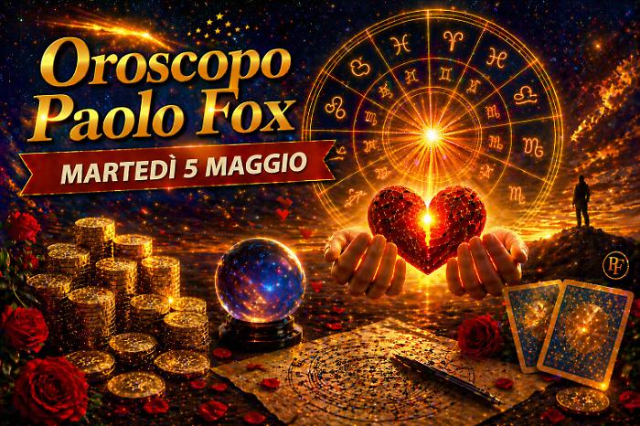 Oroscopo Paolo Fox per marted&igrave; 5 maggio 2026: si entra nel vivo della settimana, azione e decisioni sotto le stelle