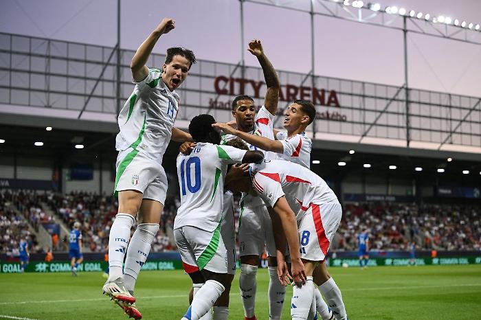 L'Italia U21 batte la Slovacchia 1-0 e vola ai quarti degli Europei