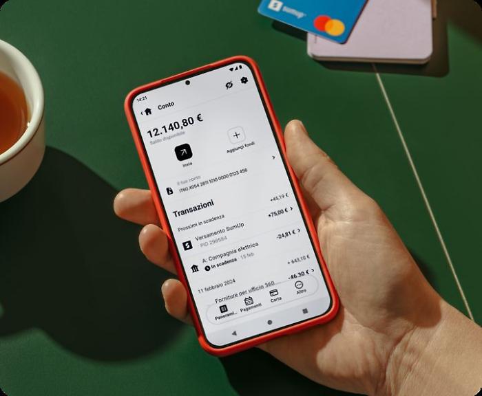 SumUp raggiunge 1 miliardo di euro di depositi sul proprio Conto Aziendale