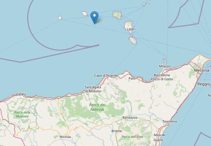 Scosse di terremoto al largo isole Eolie, la pi&ugrave; forte di magnitudo 3.7