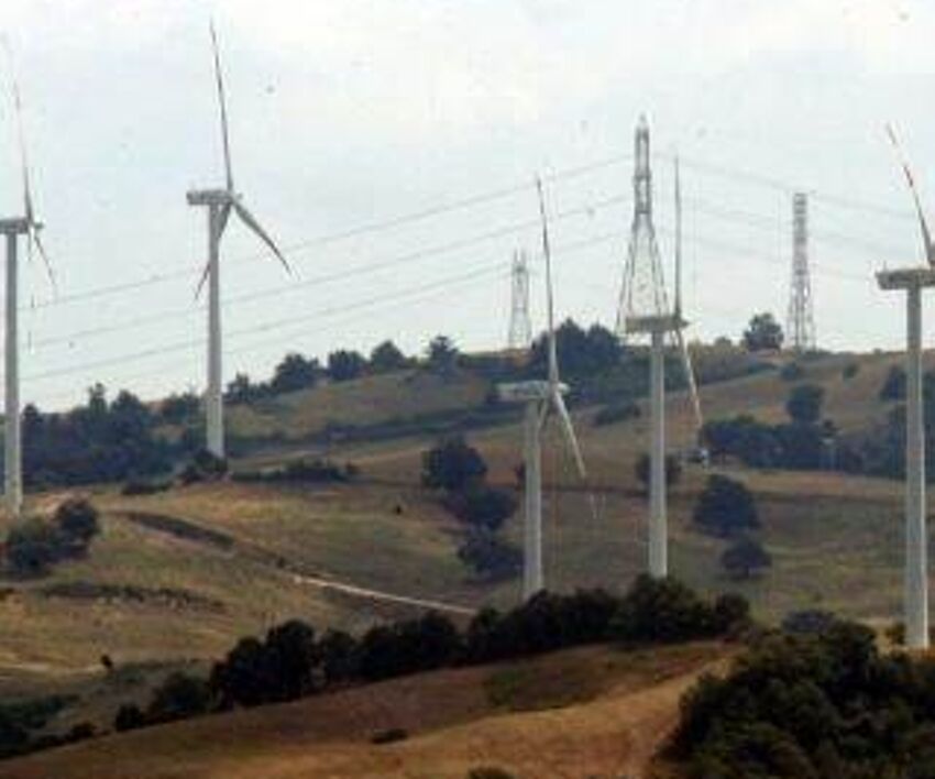 un parco eolico in provincia di Grosseto