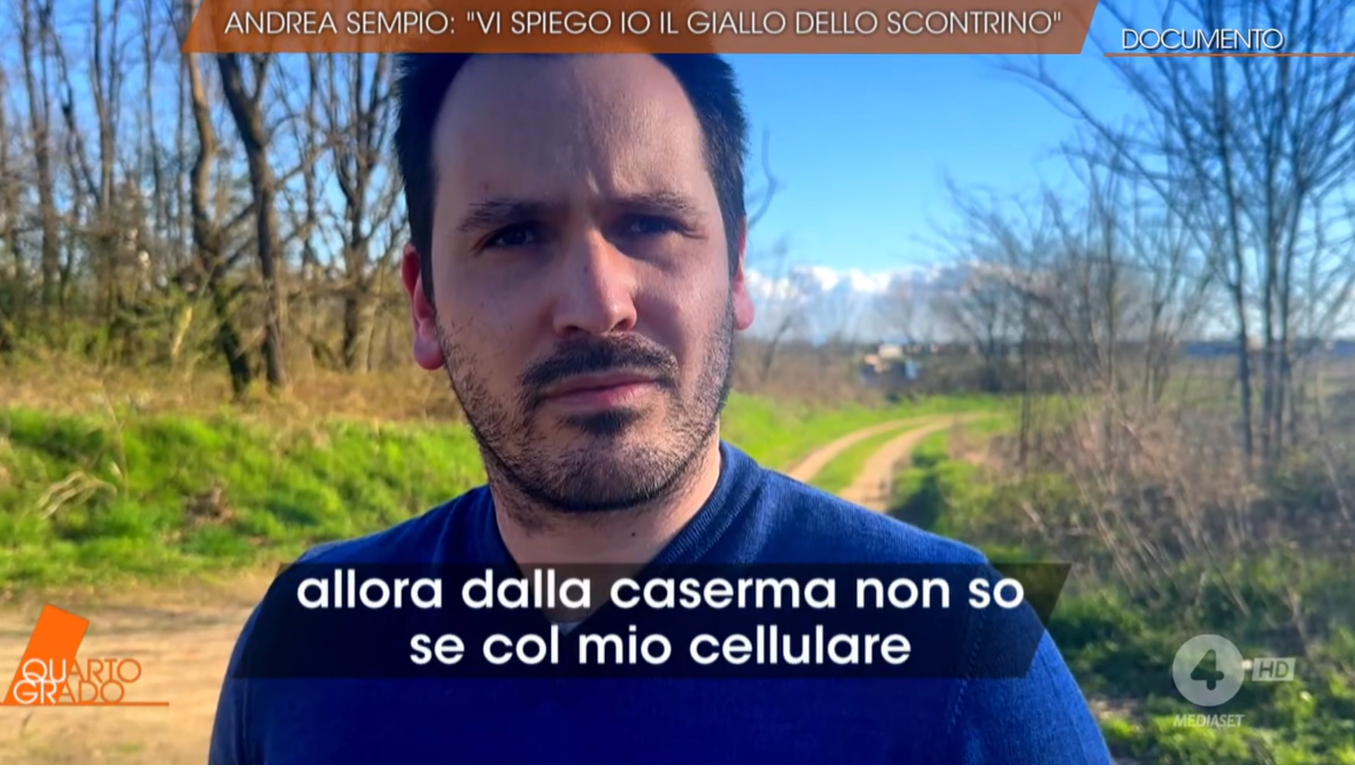 Andrea Sempio è stato intervistato nell'ultima puntata di Quarto Grado