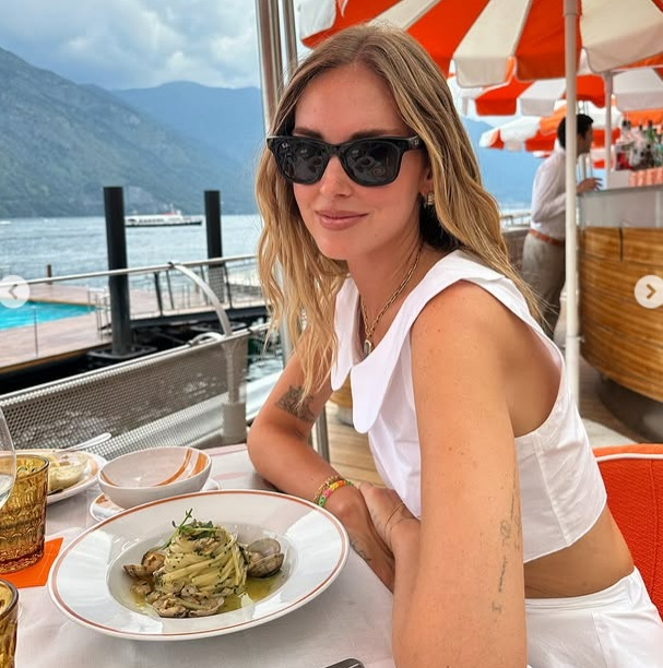 Chiara Ferragni e gli spaghetti alle vongole